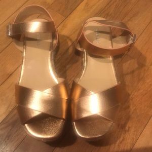 🌹Express Rose Gold Wedges🌹 Never Worn!
